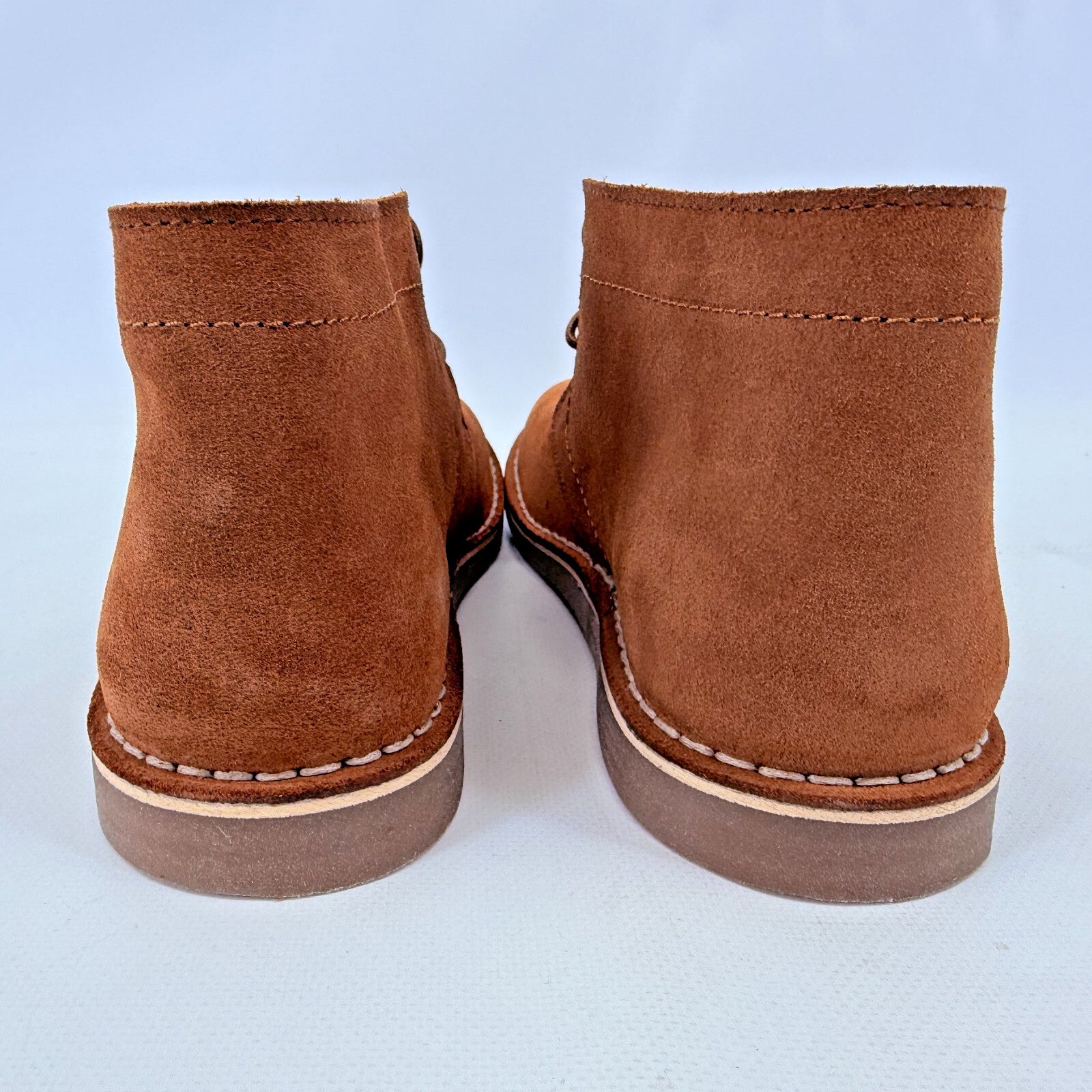 Delicious Junction Crowley Suede Desert Boots in Ginger Brown size UK 9 EU 43