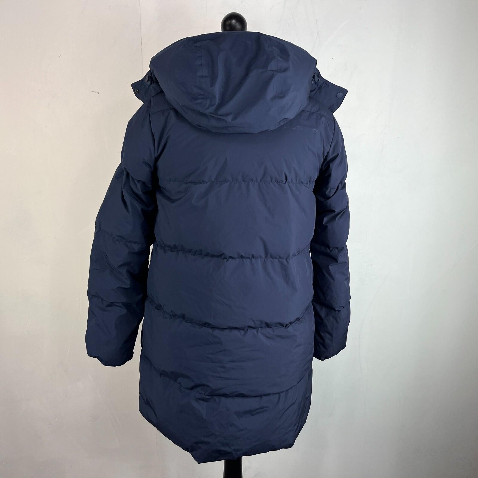 Sweaty Betty Nimbus Mid Waterproof Puffer Coat size XS Navy Blue - Near Mint