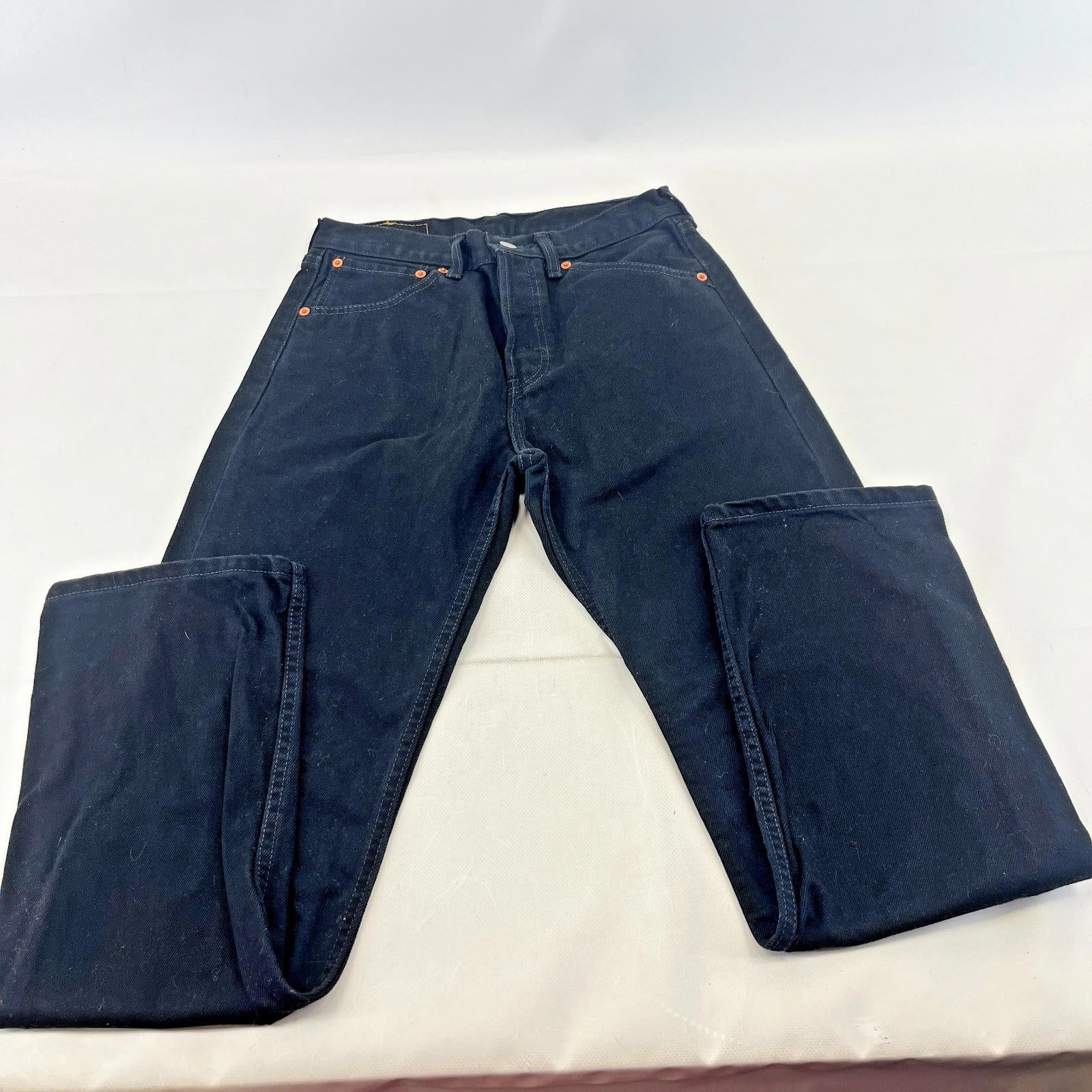 Levi's 590 Men's Regular Straight Jeans W29" L32" in Black Levi Strauss 100% Cot