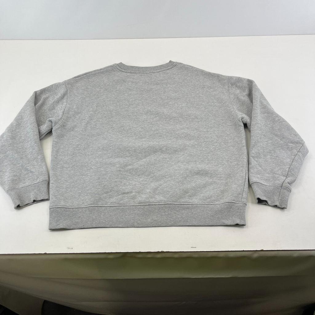 Tommy Jeans Men's Reverse Weave Sweatshirt in Grey Crew Neck size Medium