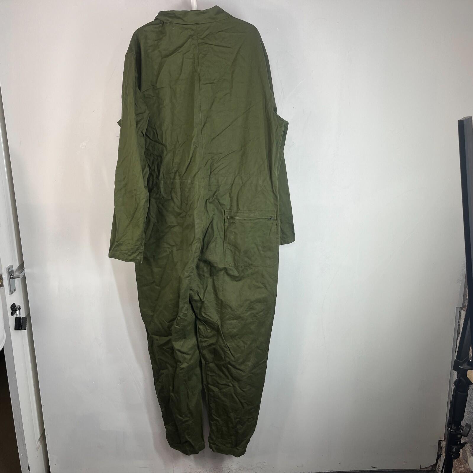 German Military Army Engineers Coveralls Olive Green Boiler Suit EU size 54
