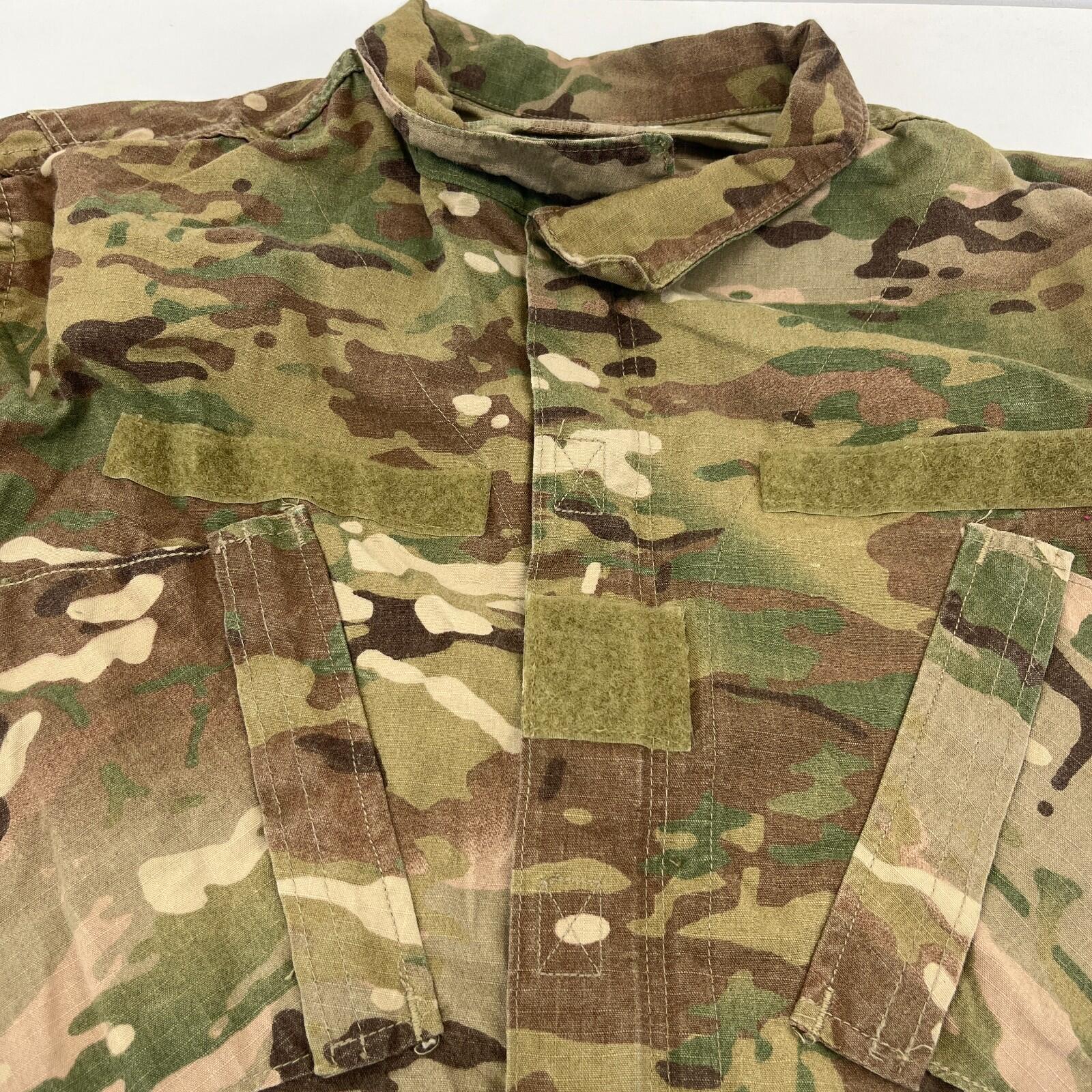 US Army Surplus Issue Woodland BDU Jacket Camo Combat Uniform size Large