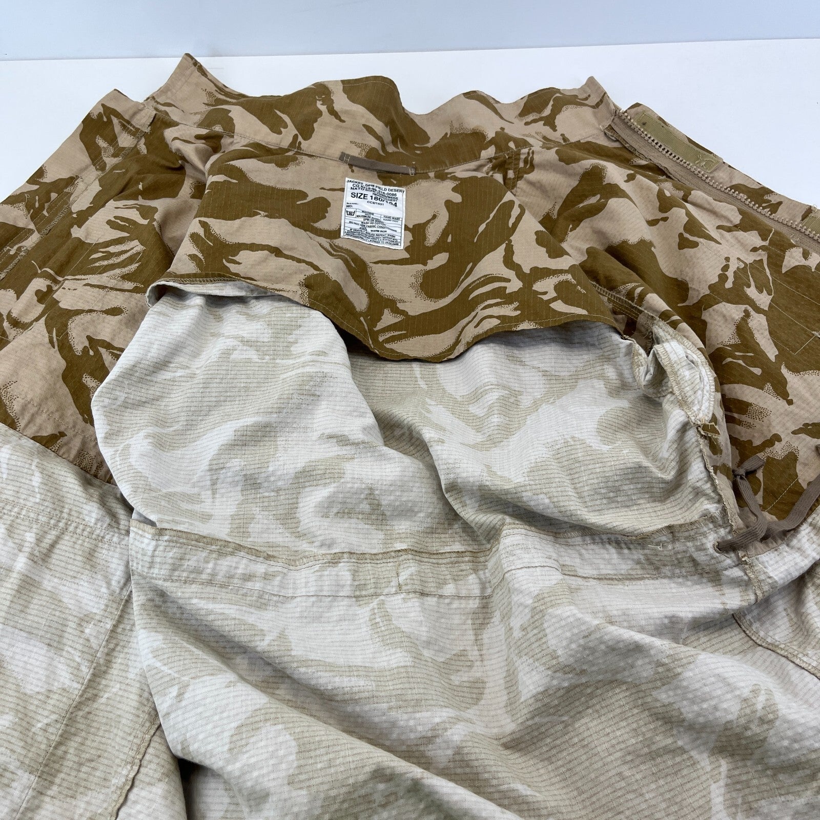 British Army Ripstop Field Jacket Smock Desert DPM Combat Soldier 95 - 180/104