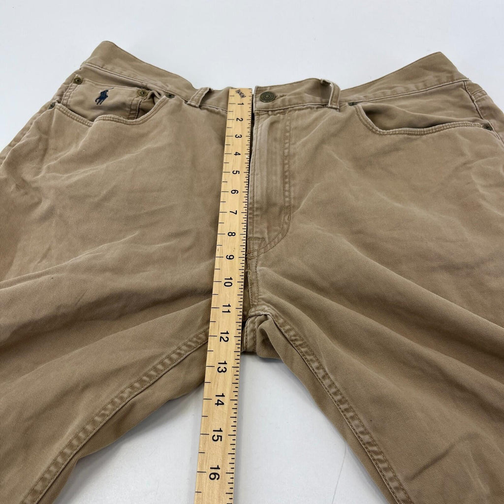 Polo Ralph Lauren Beige Chino Trousers Men's Straight Leg W38" L30"
