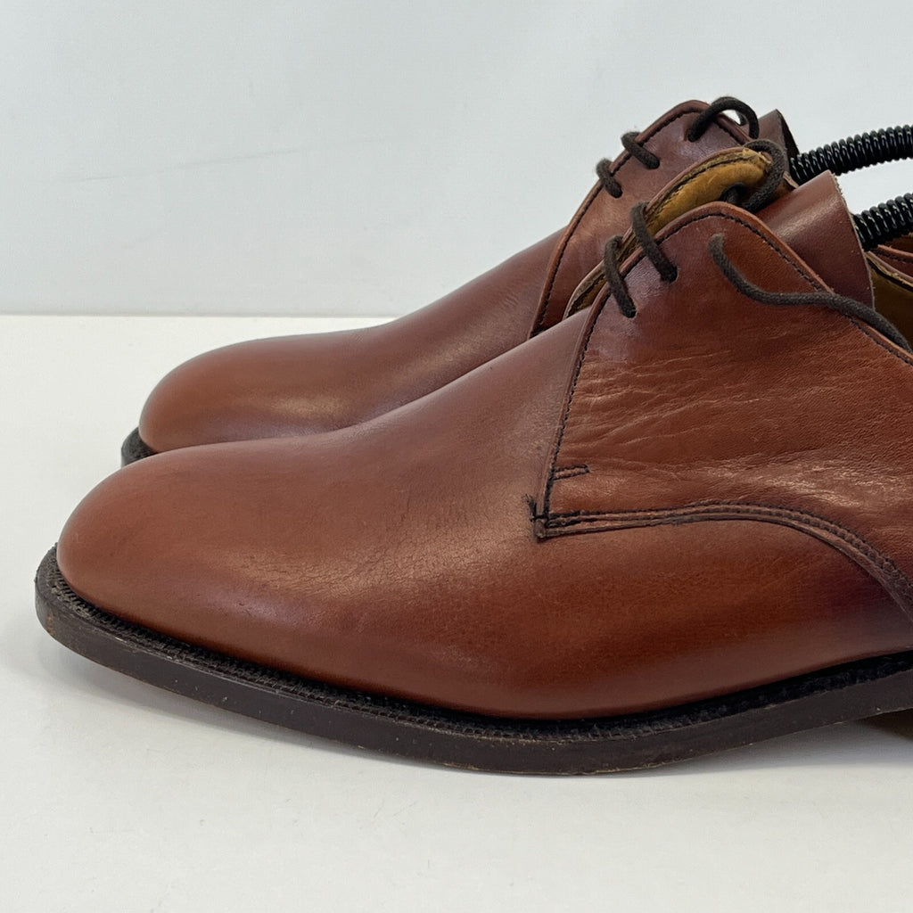 K Shoes Mens Brown Formal Oxford Leather UK 9 Wide Fit - by Royal Appointment