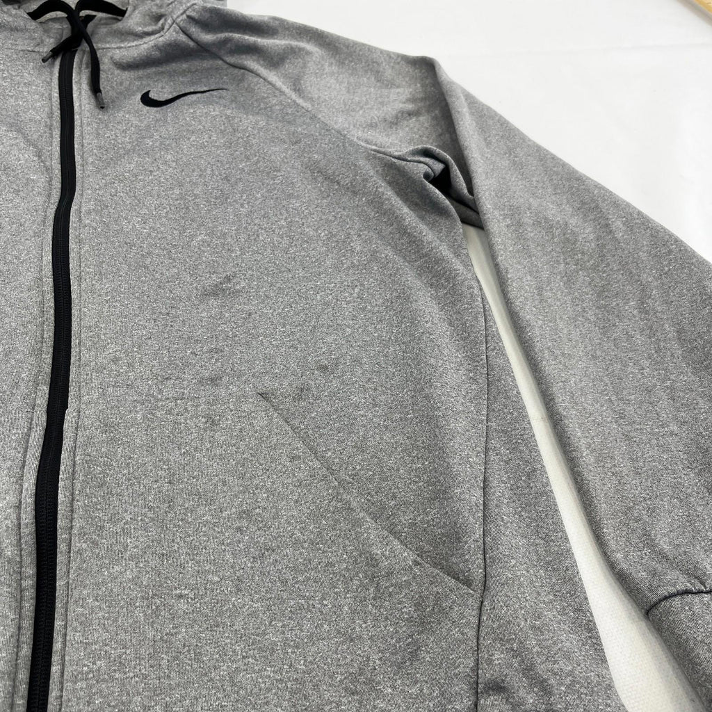 Adidas Dri Fit Full Zip Hoodie Jacket size M in Grey