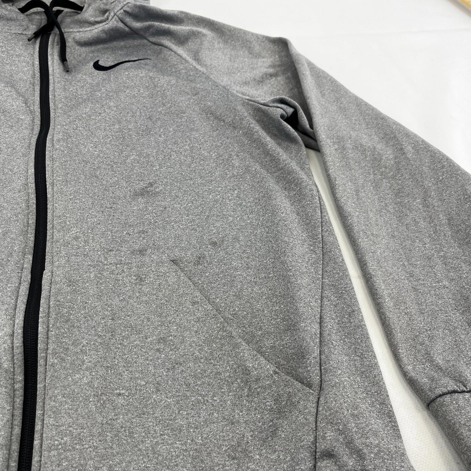 Adidas Dri Fit Full Zip Hoodie Jacket size M in Grey