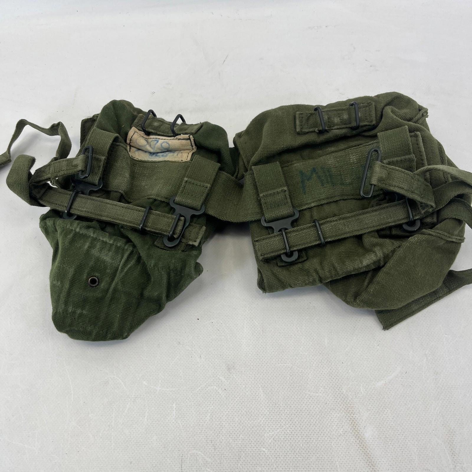 British Army 58 Pattern Webbing Kidney Pouch Set Complete