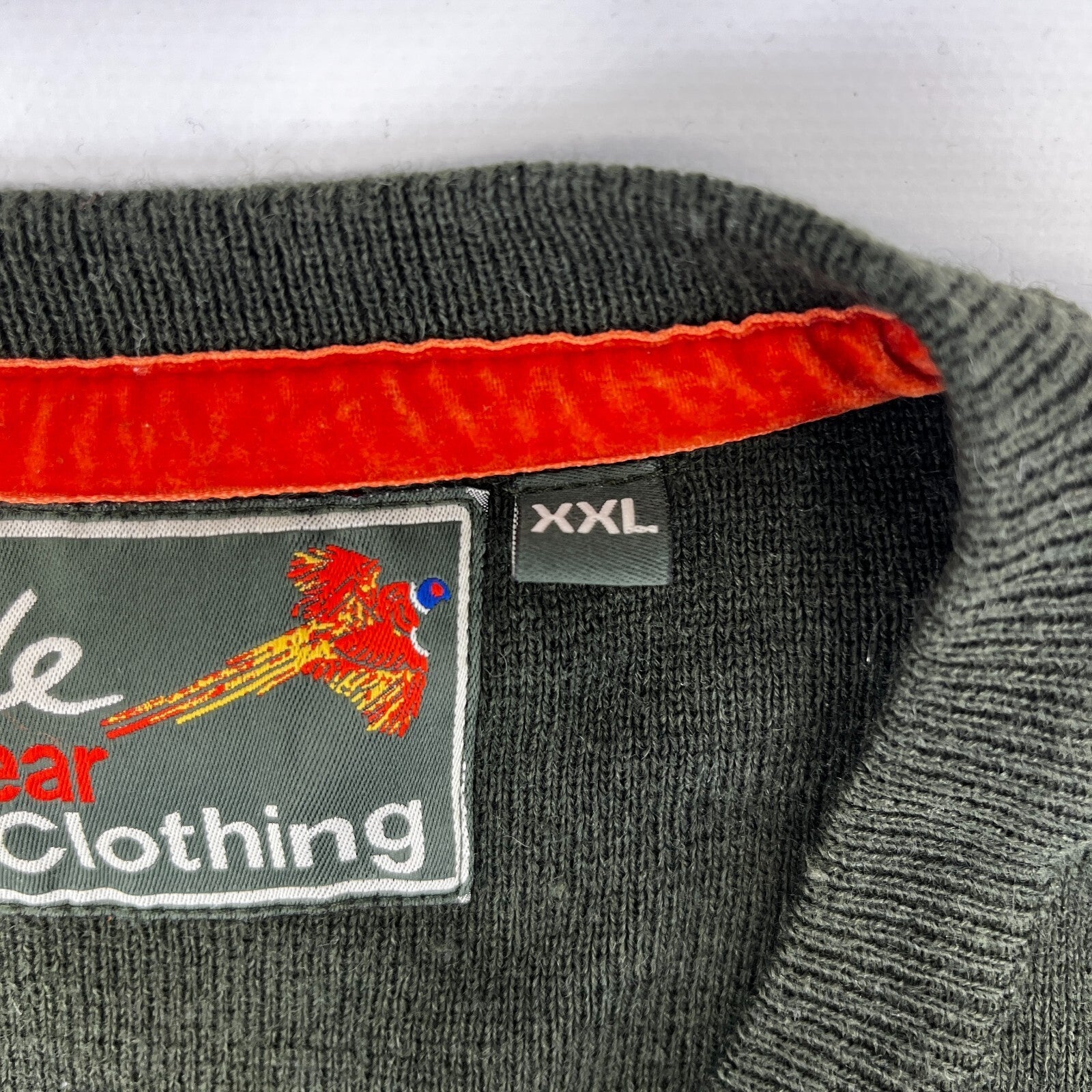 Rydale Men's Wool Blend Sleeveless Jumper Sweater Tank Top size 2XL Dark Green