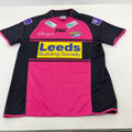 Leeds Rhinos Rugby League Shirt 2013 Away Pink Size Large Jersey ISC size M