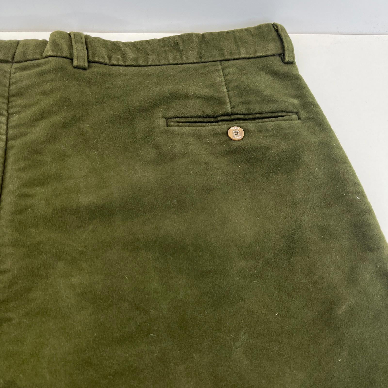 Hoggs Of Fife Breeks Mens W42" Green Olive Hunting Shooting Plus Fours Moleskin