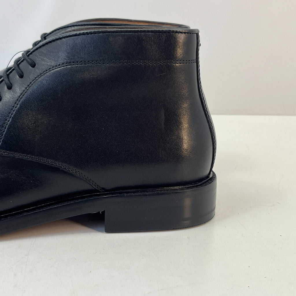 Marks & Spencer Sartorial Black Leather Smart Luxury Boots UK 8.5 RRP £120 New