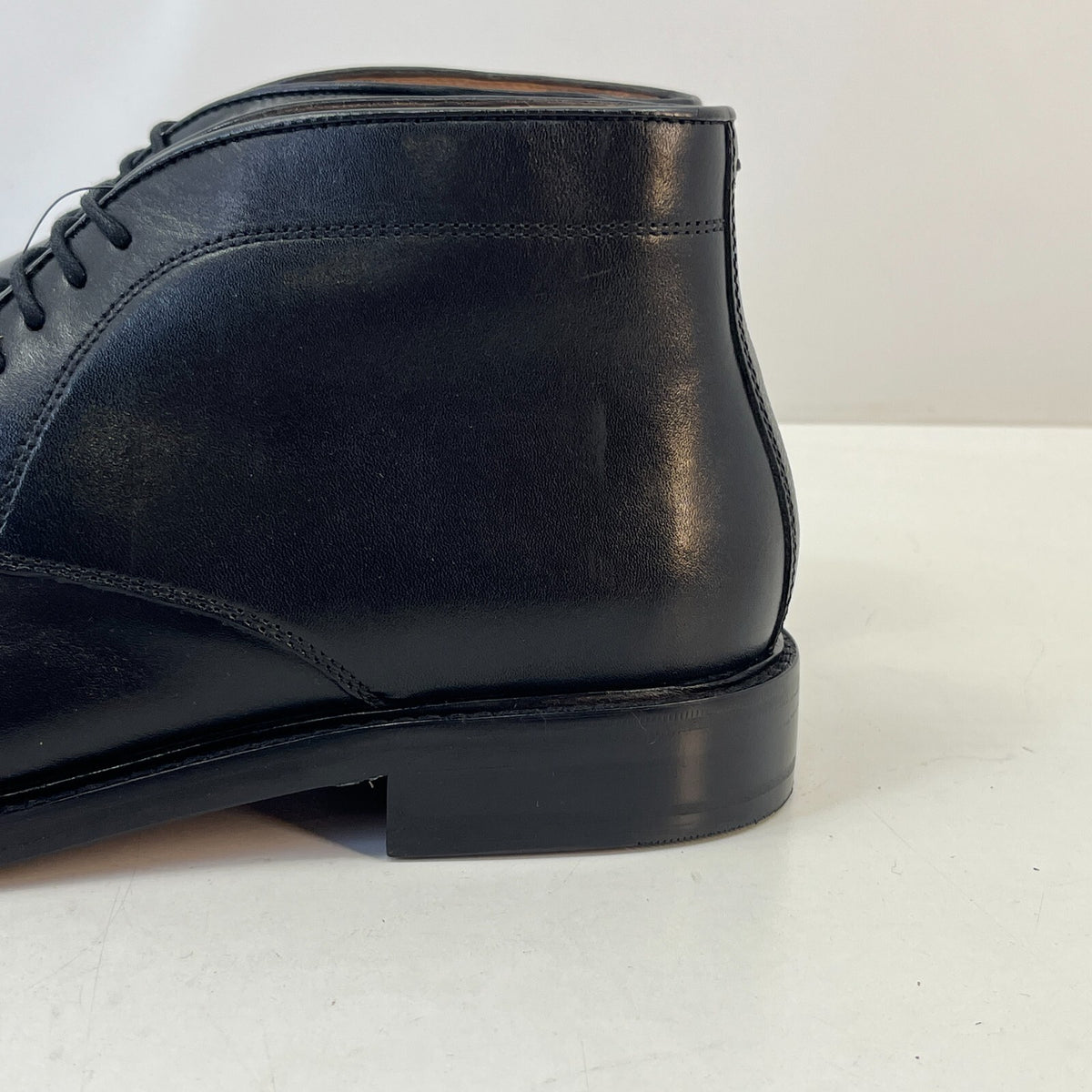 Marks & Spencer Sartorial Black Leather Smart Luxury Boots UK 8.5 RRP £120 New