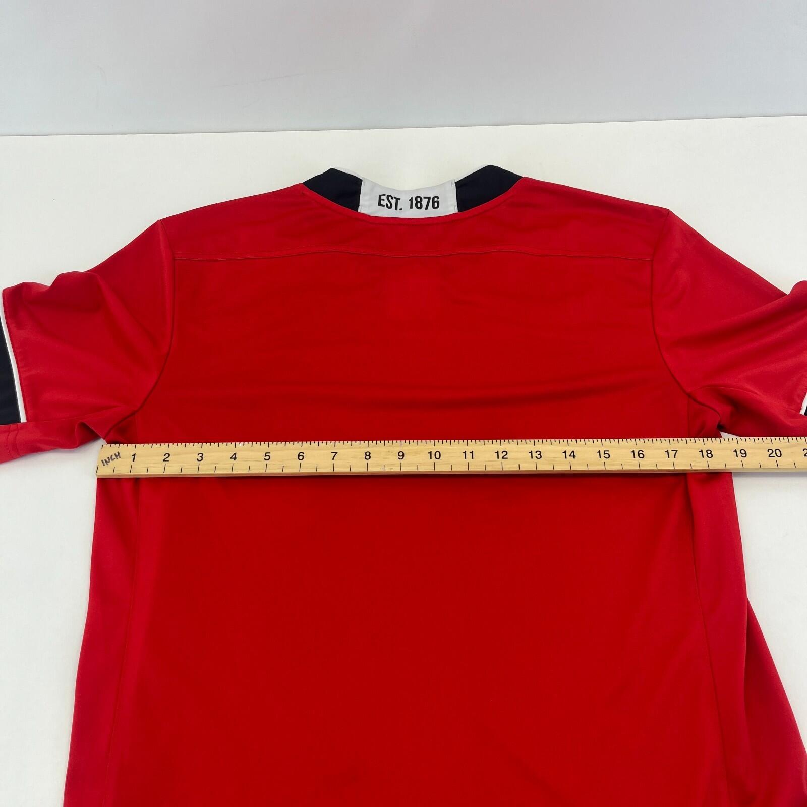 Saracens Rugby Union Castore Red Shirt Jersey Men’s size Small