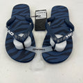 Head Flip Flops Beach Slippers Blue/Black Tiger Stripe Womens size UK 5 EU 37/38