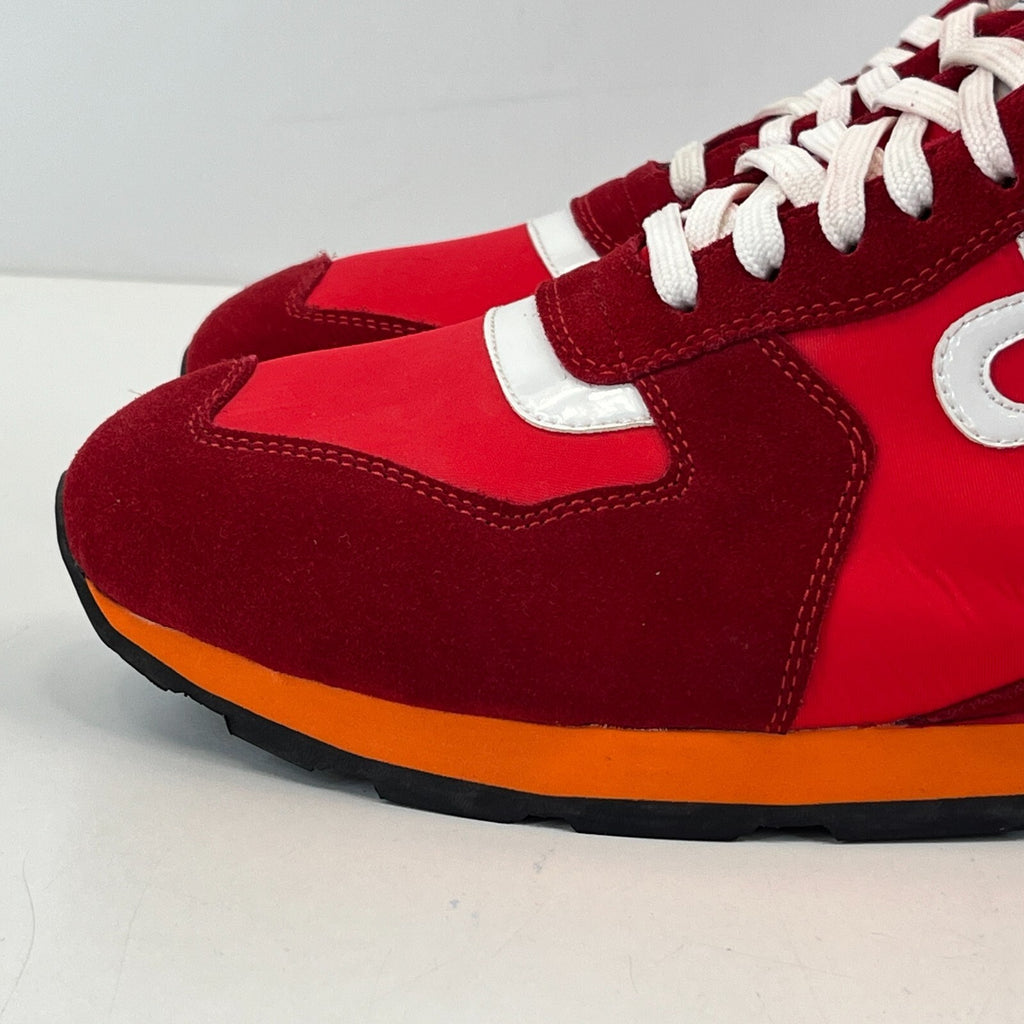 OPP France Men's Trainers in Red UK size 8.5 - Near Mint
