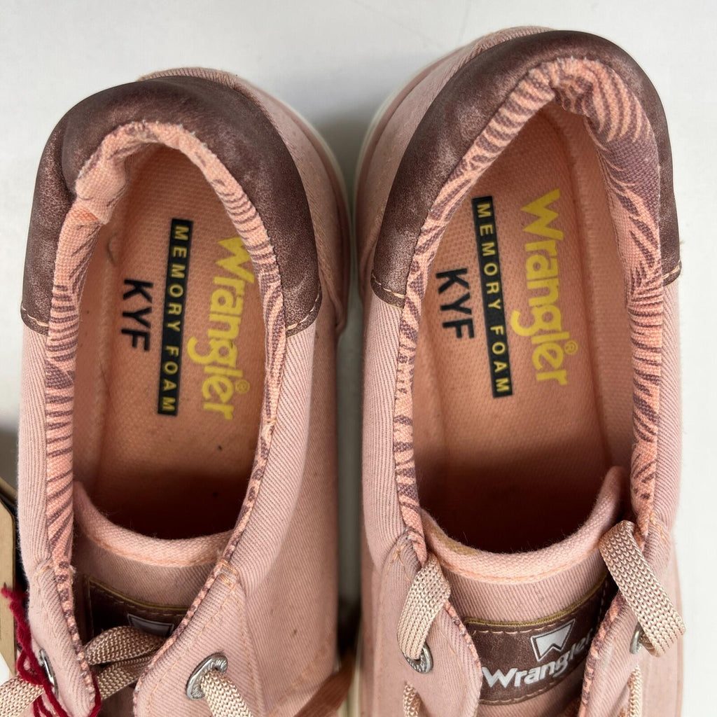 Wrangler Memory Foam Trainers in Pastel Pink UK size 65 / EU 38