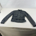 Belstaff Six Days Women's Jacket EU size 46 Black Made in Italy Waxed Motorcycle