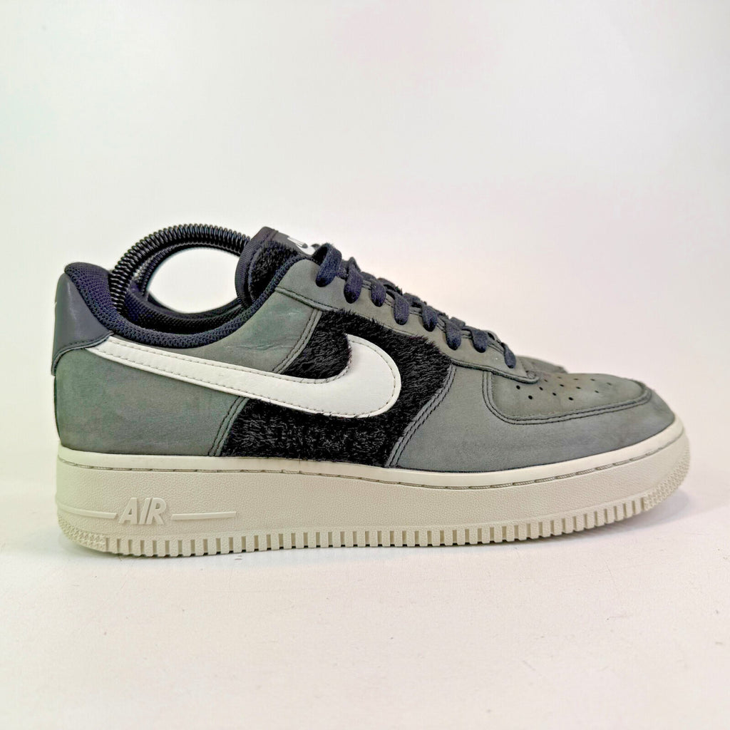 Nike Air Force 1 Low MEM 4 Grey & Black Fur/Bone - UK 6.5 EU 40.5 - DO6714-001