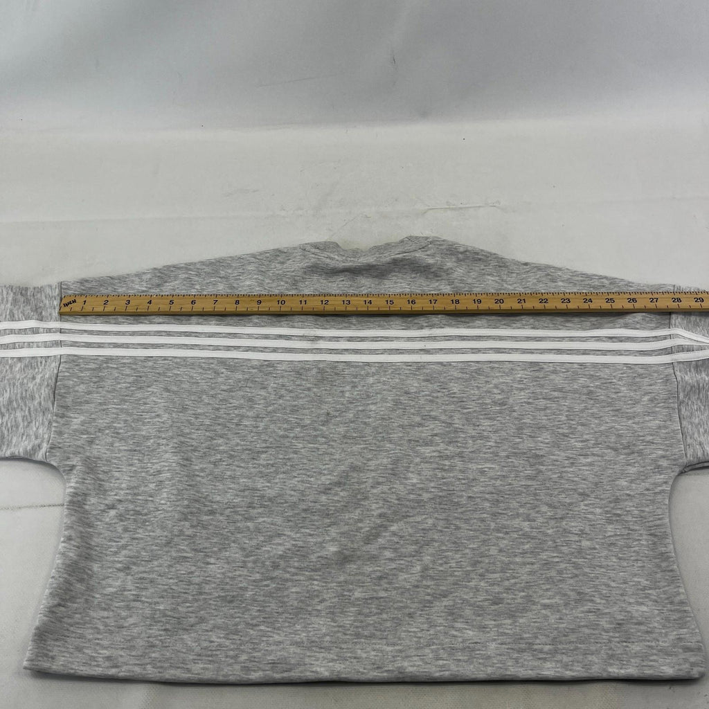 Manchester United Adidas Baggy Cropped Women's Sweatshirt Light Grey size Medium