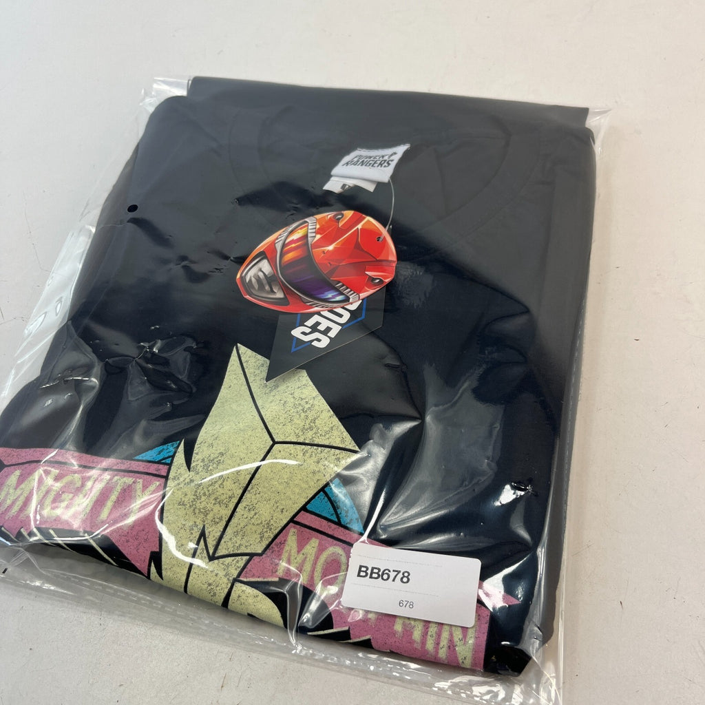 Power Rangers Logo Morph Into Action Women's/Unisex T-Shirt Mighty Morphin - M