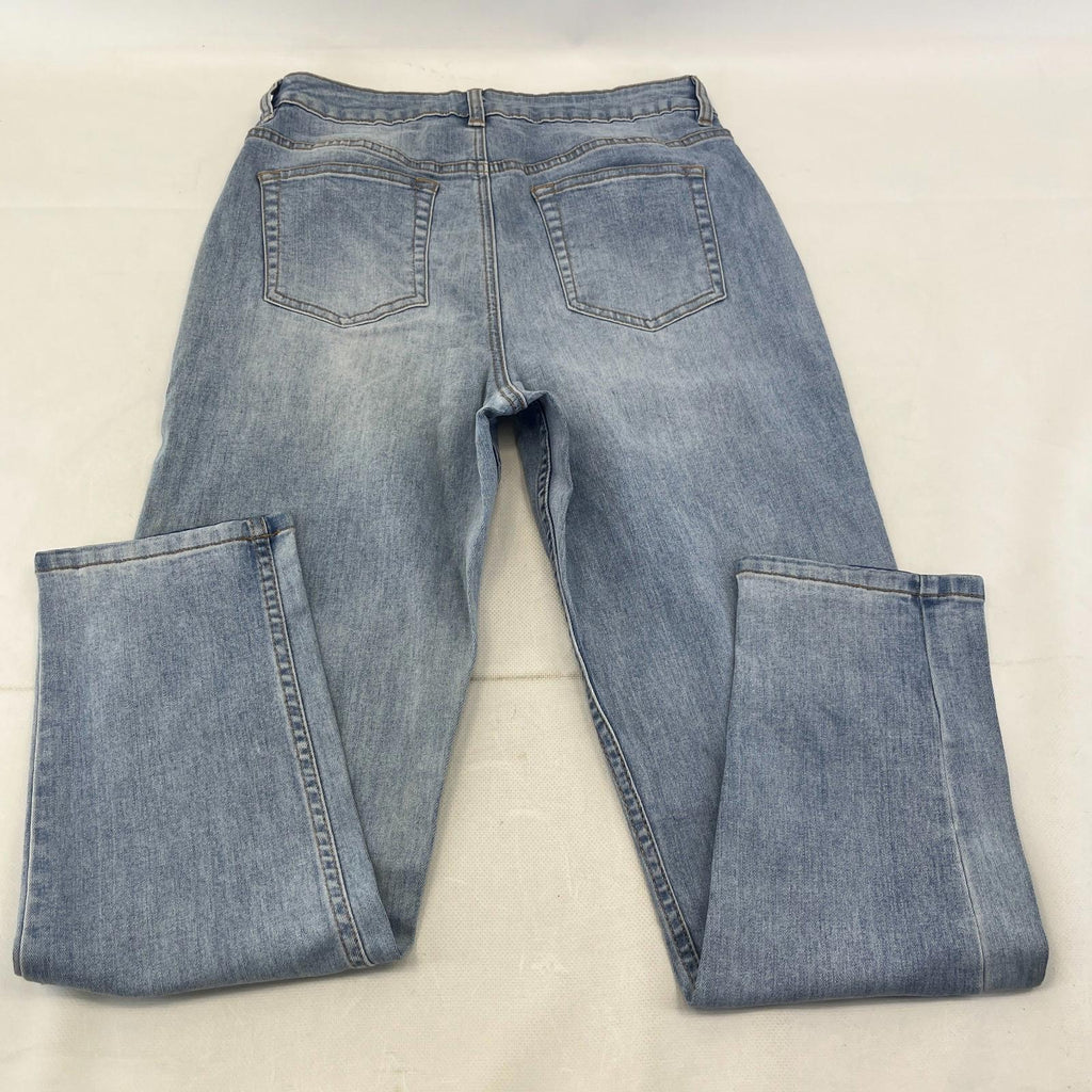 George Mid Blue Denim Jeans UK size 12 Taper Body Sculpt Stretch - NWOT