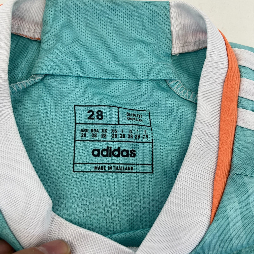 Inter Miami 2024/25 Kids Third Kit Football Shirt Messi 10 Turquoise 12-13 Years