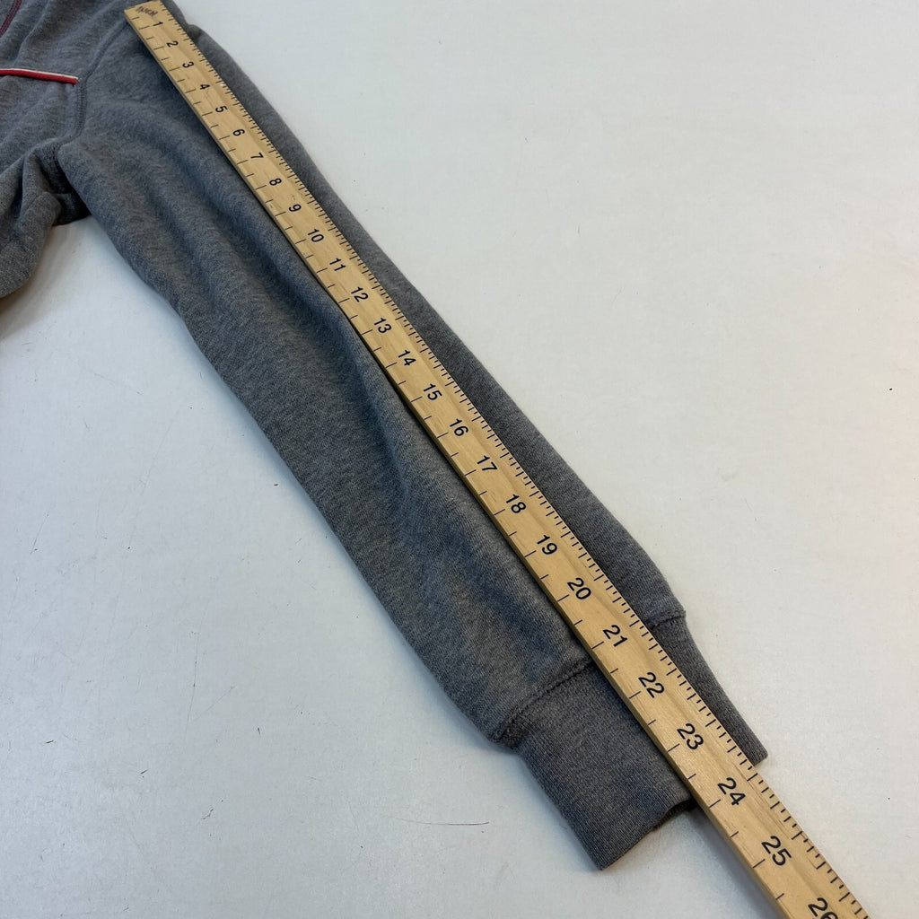 SuperDry Beach Men’s Grey Cotton Full Zip High Neck Logo Sweatshirt size S