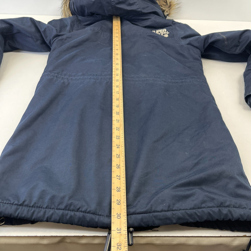 Superdry The Windcheater Sherpa Fleece Lined Jacket Black Windproof size M