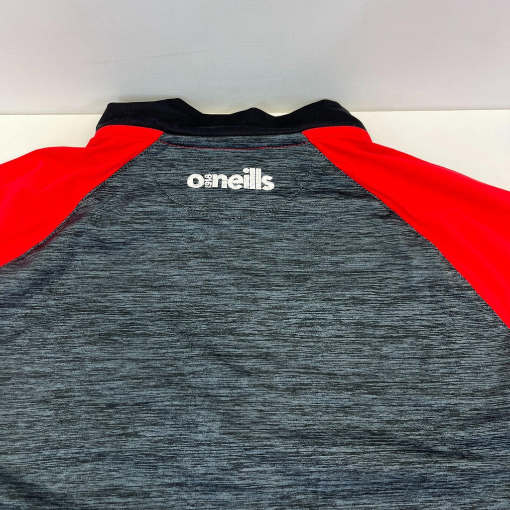 Lincoln United FC ONeills Long Sleeve Training Top size XL Grey Red Black