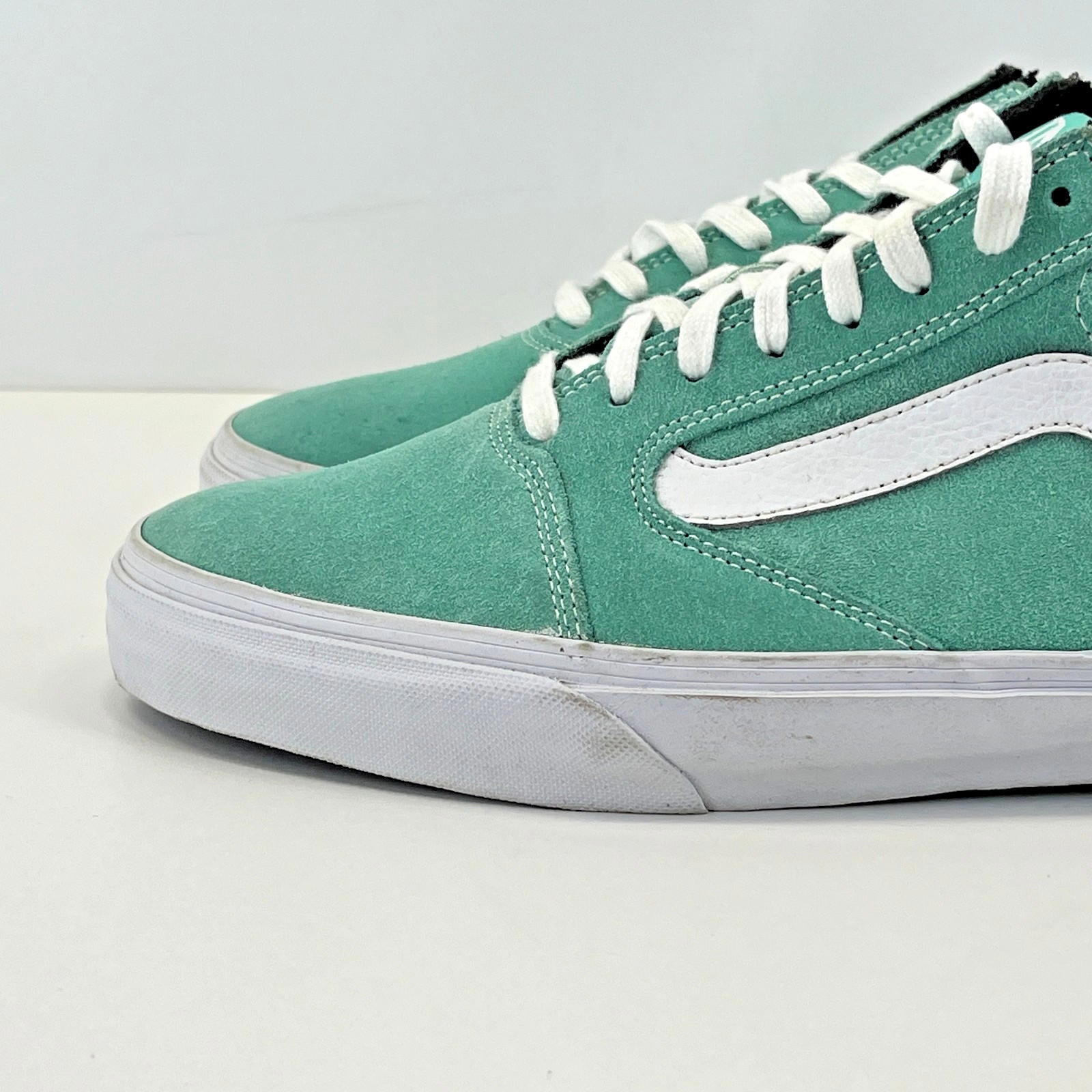 Vans TNT Trujillo Rare Pro Skateboarding Shoe Turquoise Suede Black UK Men's 11