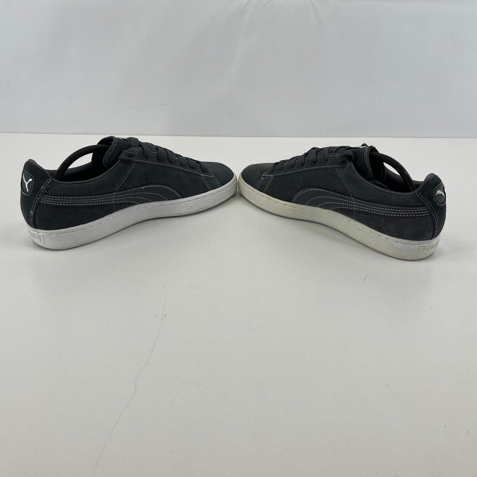 Puma Dark Grey Suede Trainers Men's size UK 9 / EU 43