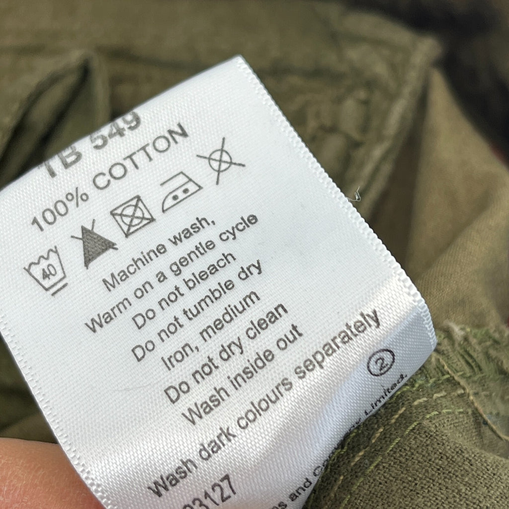 Joe Browns Mens Shorts Waist 46" Khaki Green Cargo Utility Pockets Military Style