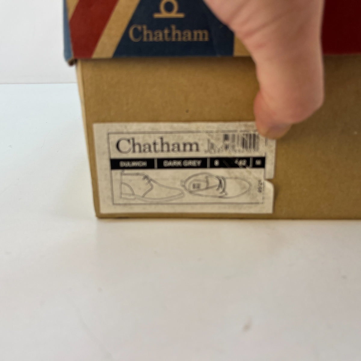 Chatham Dulwich Suede Leather Ankle Boots in Dark Grey size UK 8 EU 42