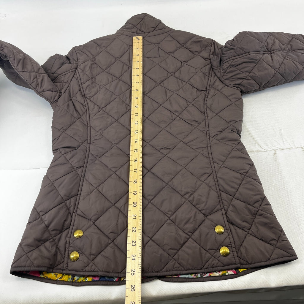 Tom Joule Joules Quilted Jacket in Chocolate Brown UK size 10