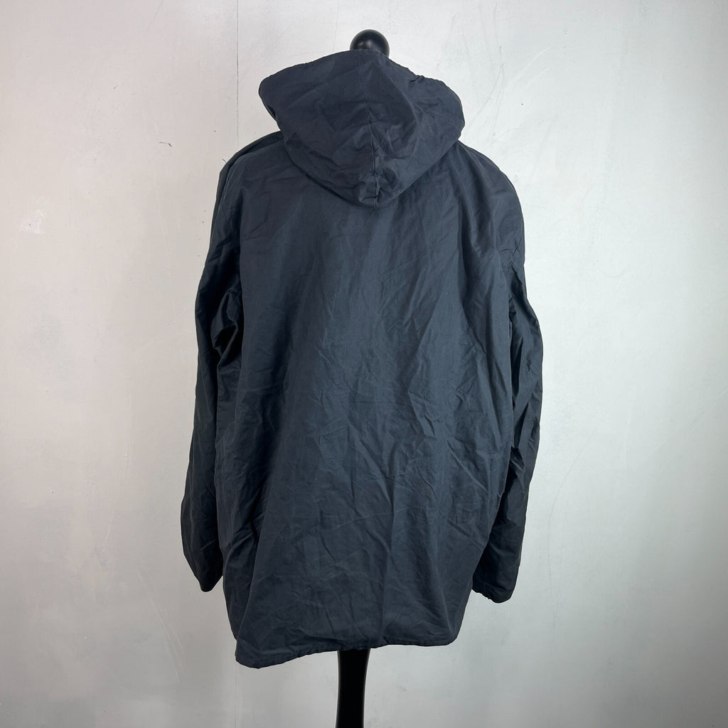 Royal Spencer Mens Wax Hunting/Farming Jacket in Black with Hood size 54 (L)