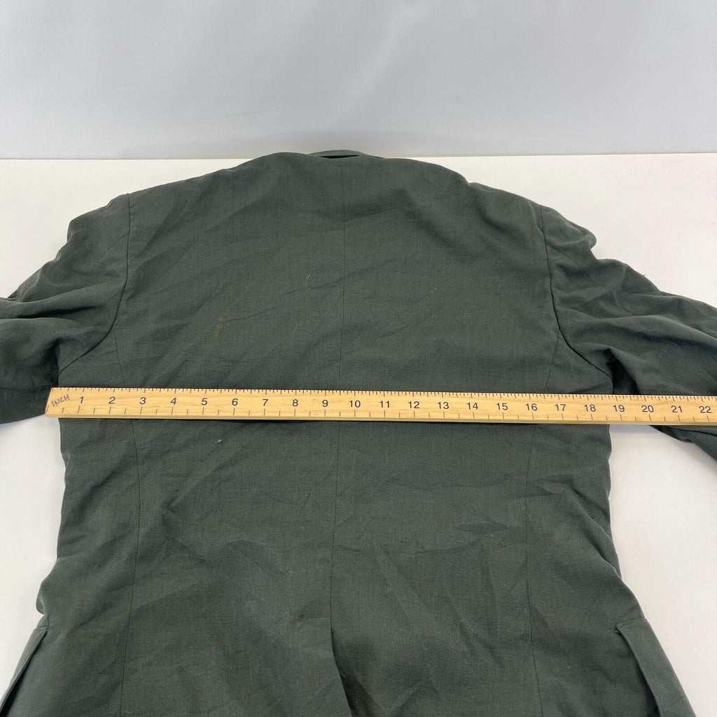 US Army Military Issued AG44 Uniform Jacket Blazer Green with Badges size 36R