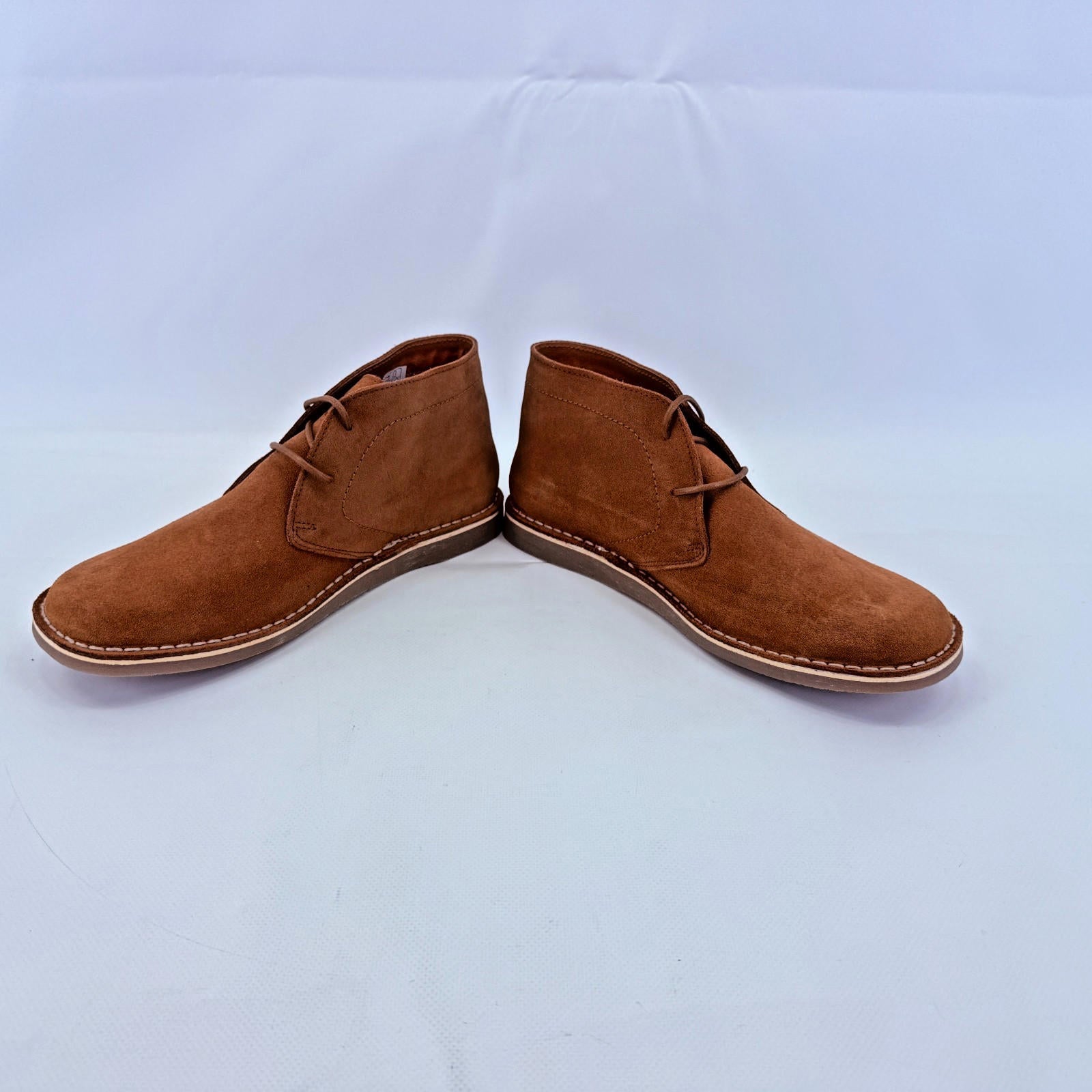 Delicious Junction Crowley Suede Desert Boots in Ginger Brown size UK 9 EU 43