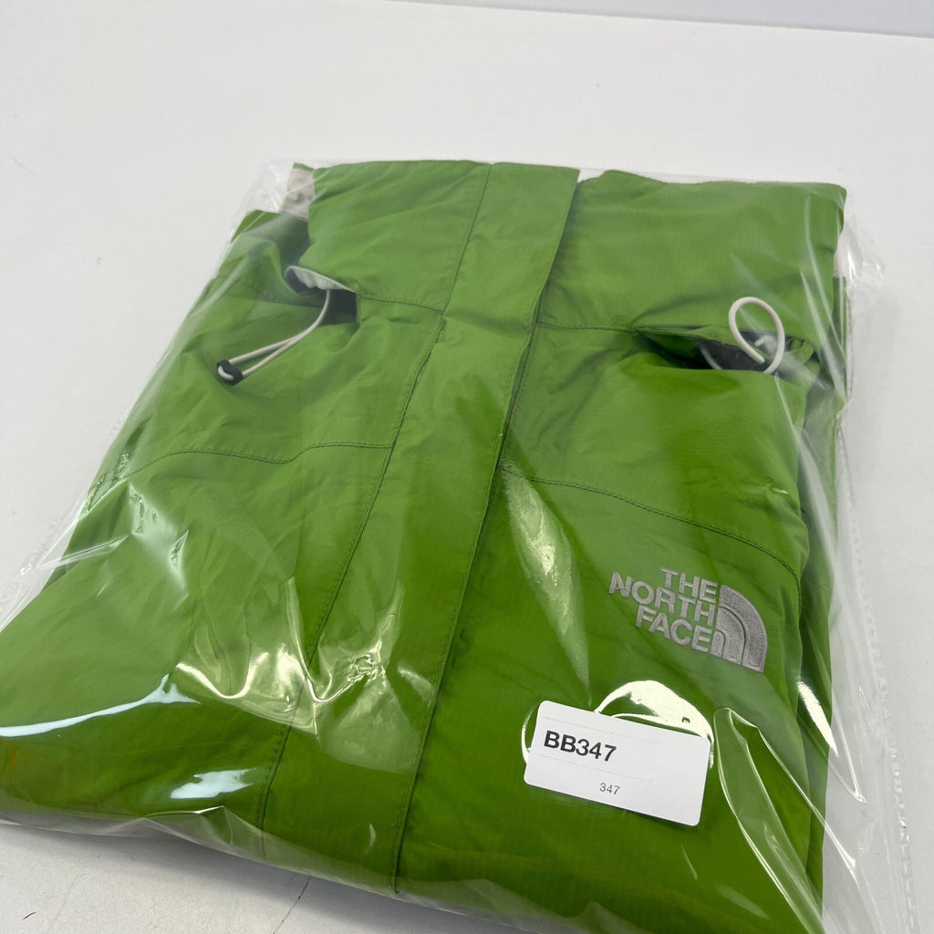 North Face Jacket Women's Medium Green Hyvent Windbreaker Hood Rain Coat Lady