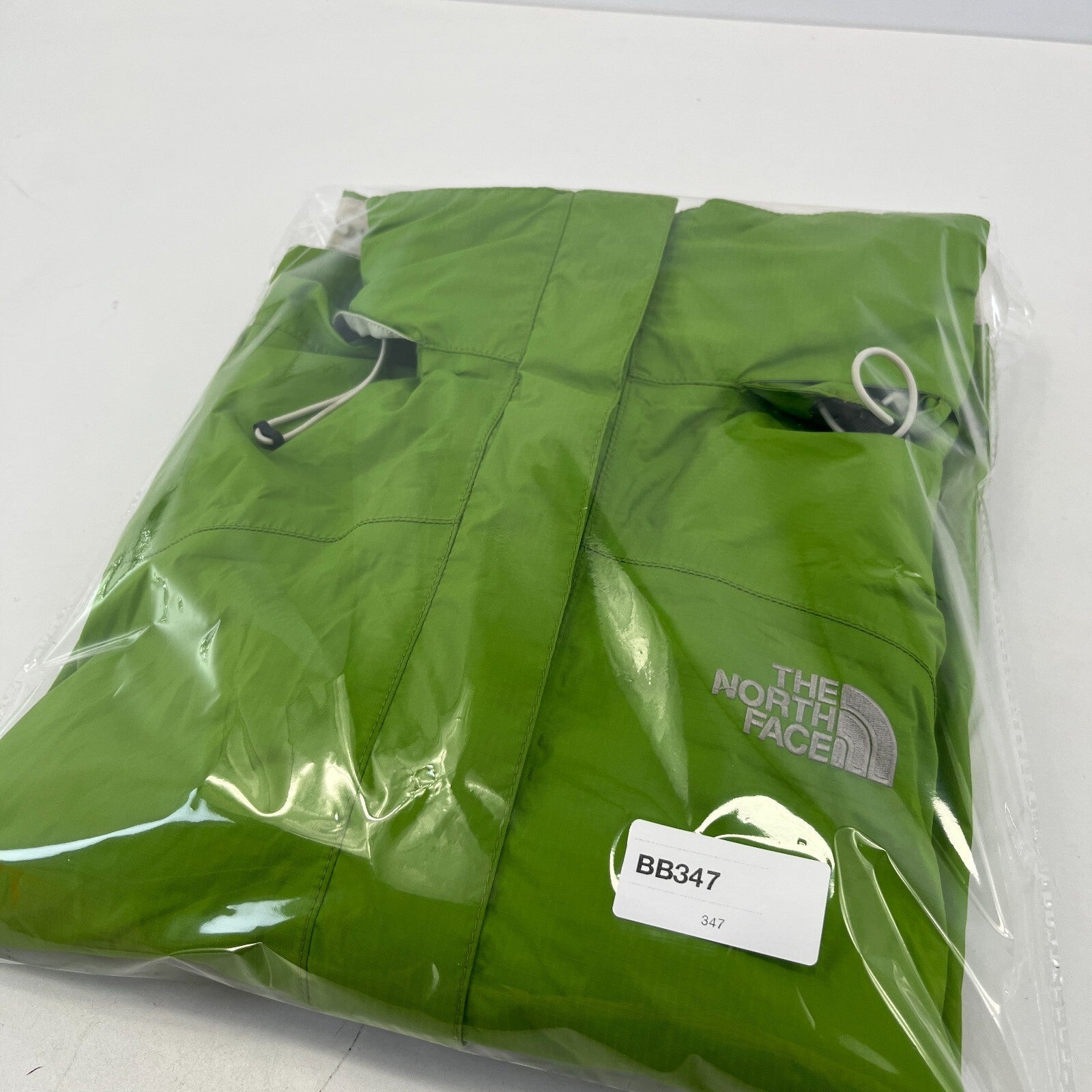 North Face Jacket Women's Medium Green Hyvent Windbreaker Hood Rain Coat Lady