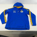 ISC Bradford Bulls Hoodie Rugby Mens size Medium Pull Over Blue & Yellow