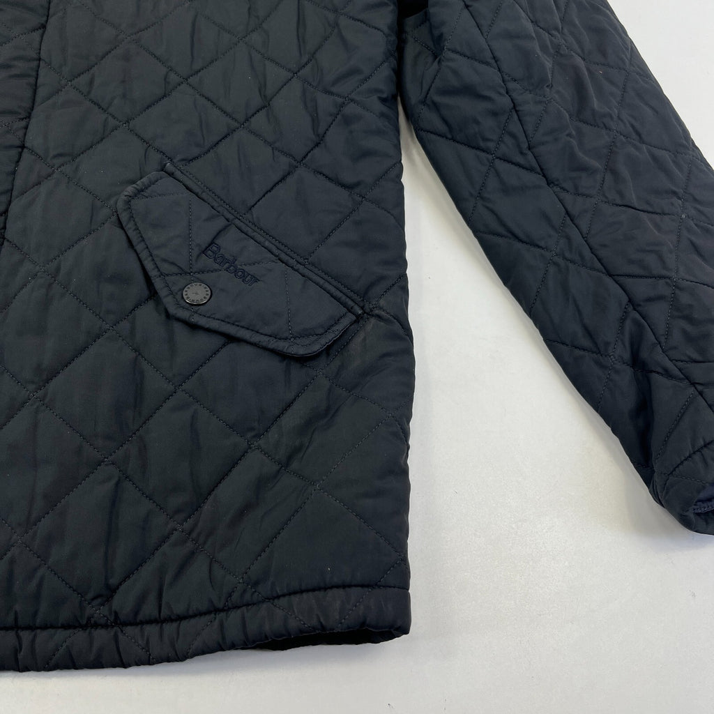 Barbour Liddesdale Quilted Jacket in Black size Small Men's