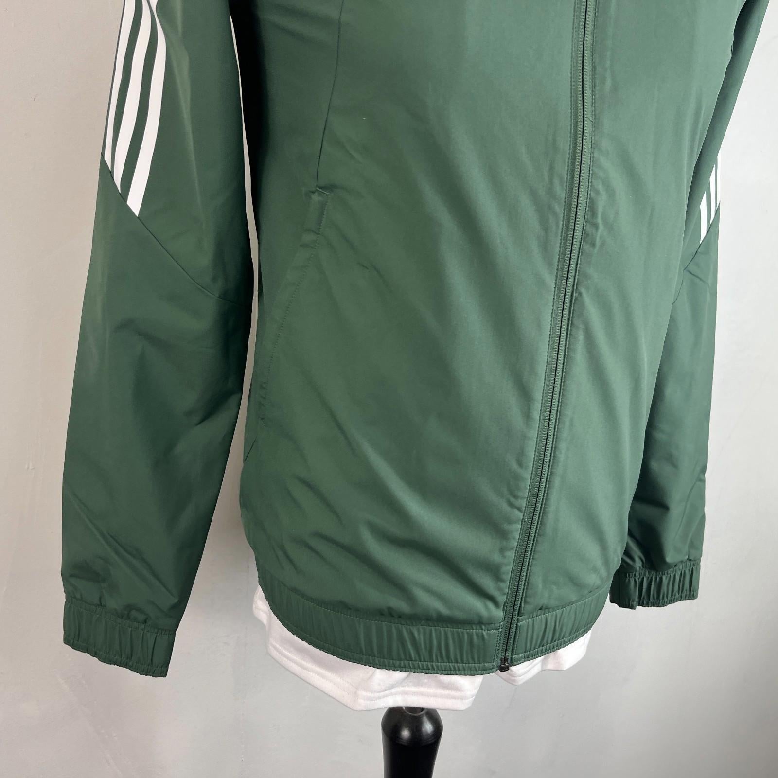 Adidas Celtic FC Waterproof Football Training Jacket Hooded size XS Oversized