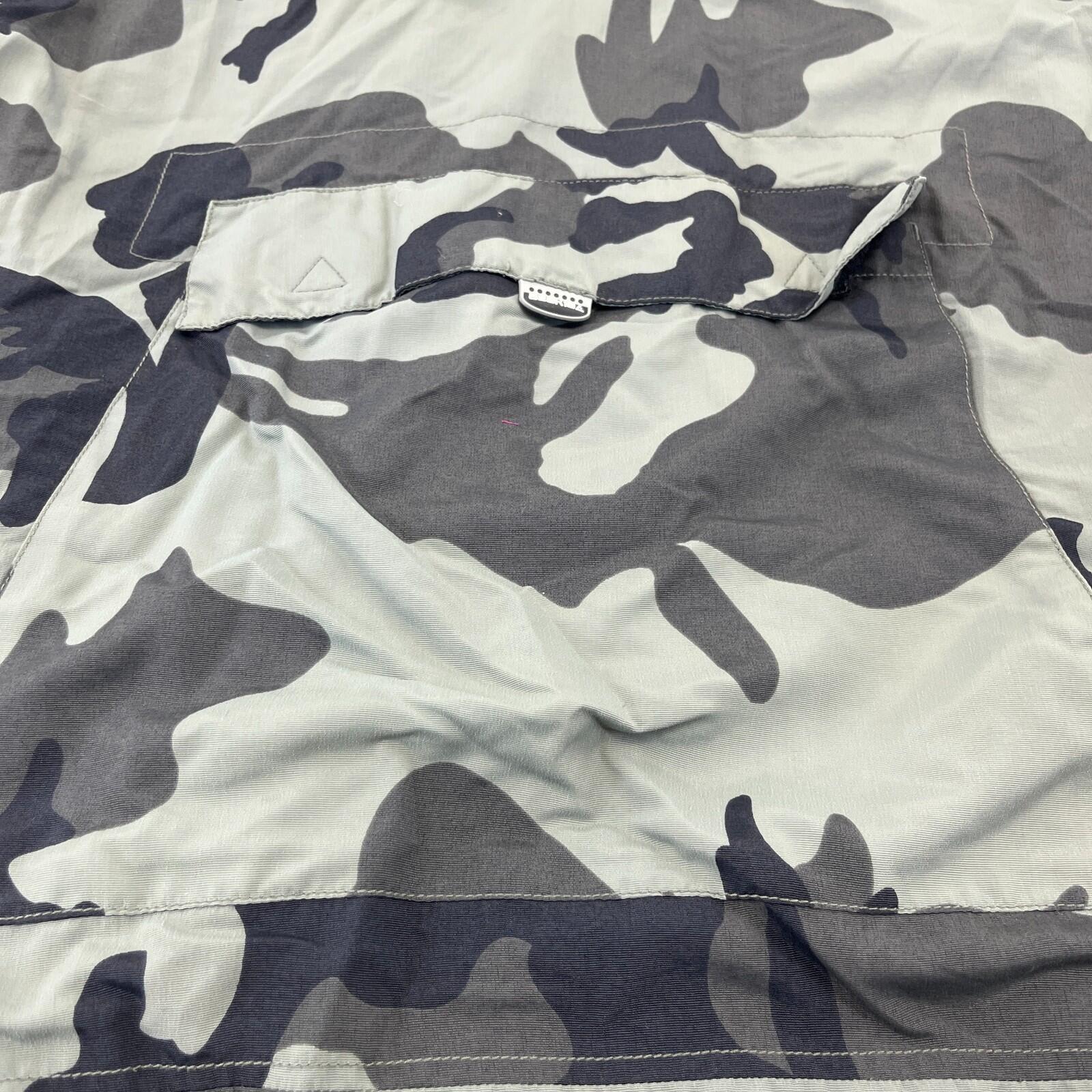 Ezekiel Grey Camo Pullover Jacket Skate Streetwear size L - E2EK1EL