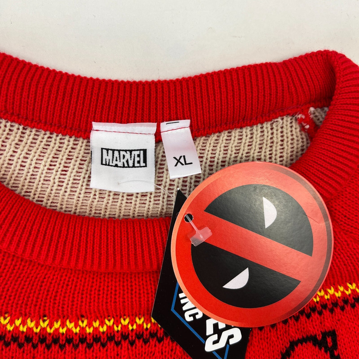 Deadpool & Wolverine Christmas Jumper Size XL Funny Novelty Pullover