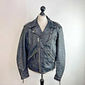Vintage Genuine Harley Davidson Black Leather Jacket Made in USA - US size L