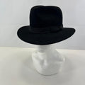 Debenhams Men's Fedora Hat Black 100% Wool size Small