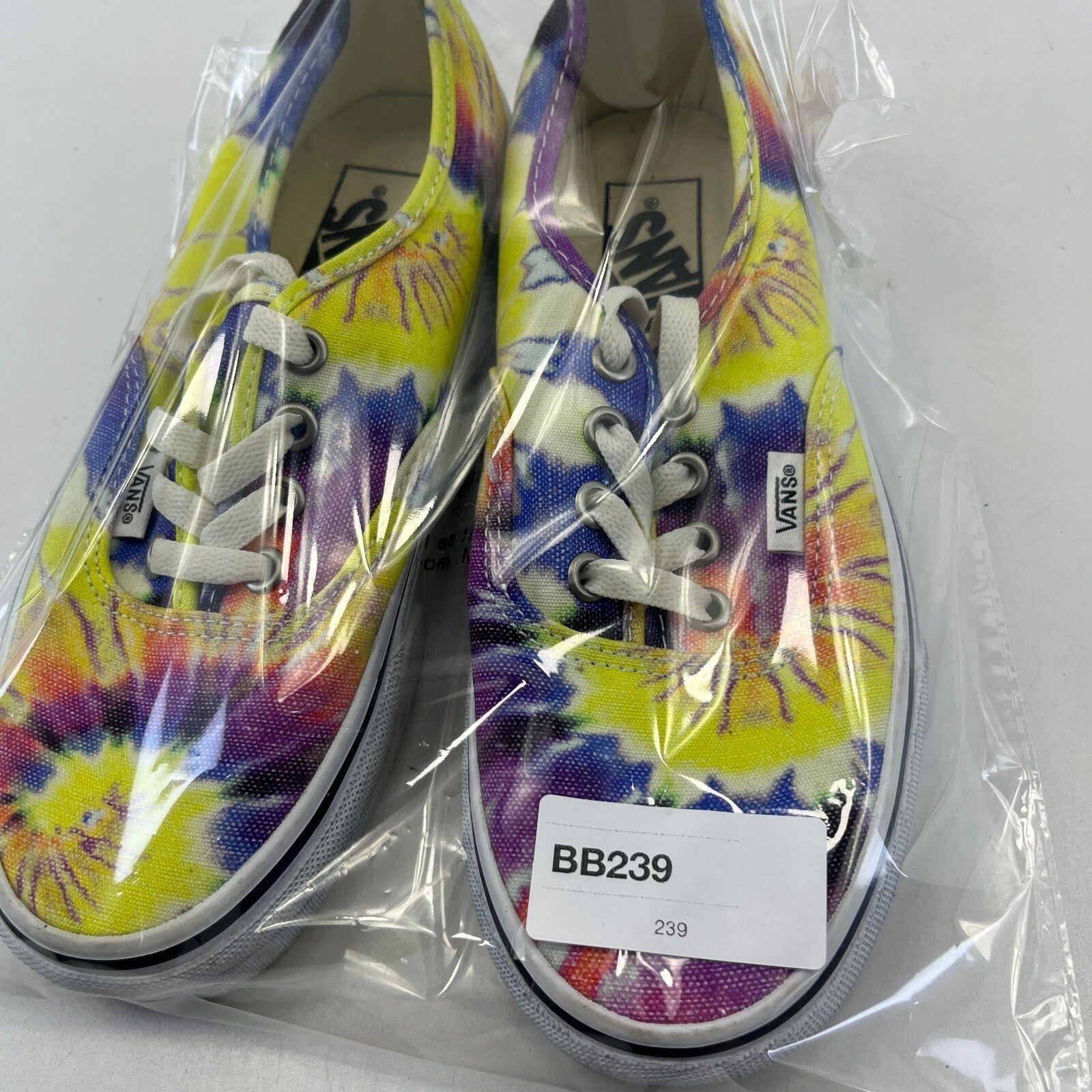Vans Rare Tie Dye Trainers Pumps Colourful Shoes size UK 4 - EU 36.5