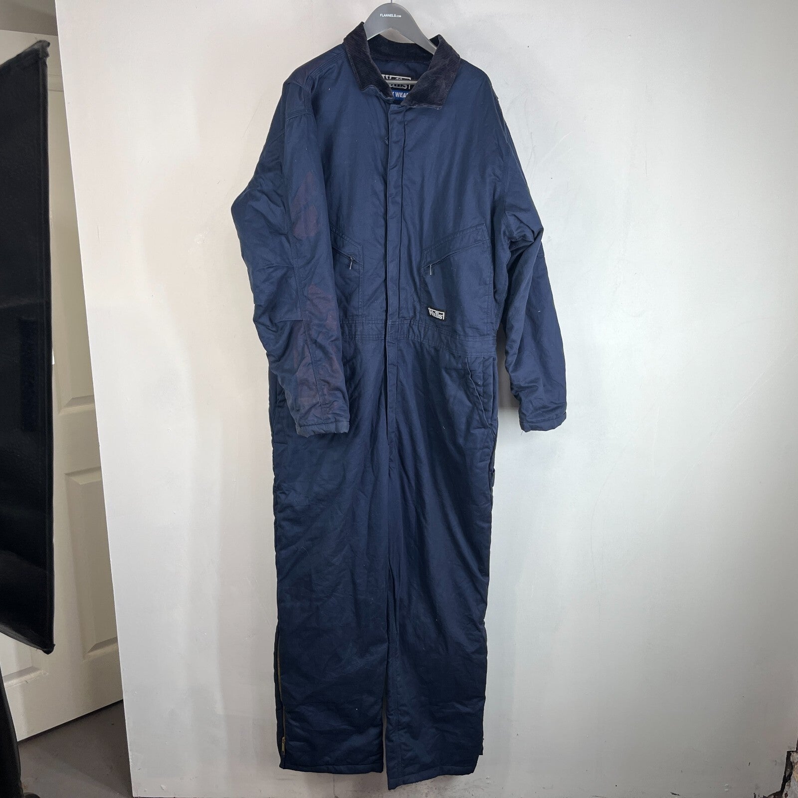 Vintage Walls Workwear Overalls Men's XL-Regular Quilted Insulated Boiler Suit