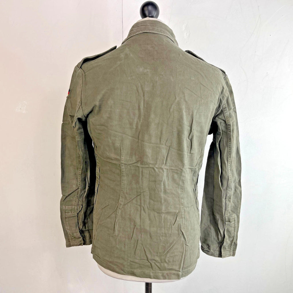 Vintage German Army Long Sleeve Heavy Twill Combat Shirt Genuine Field size M